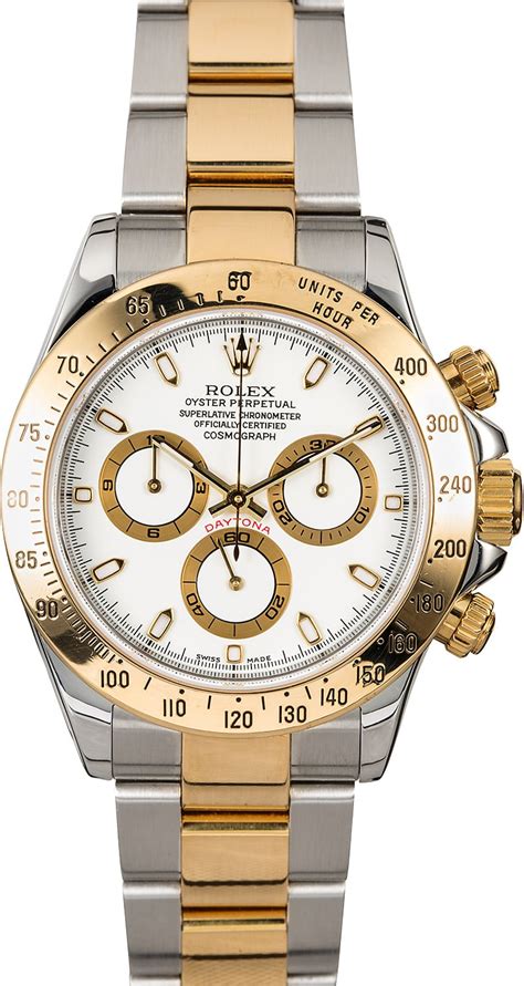 rolex daytona white face